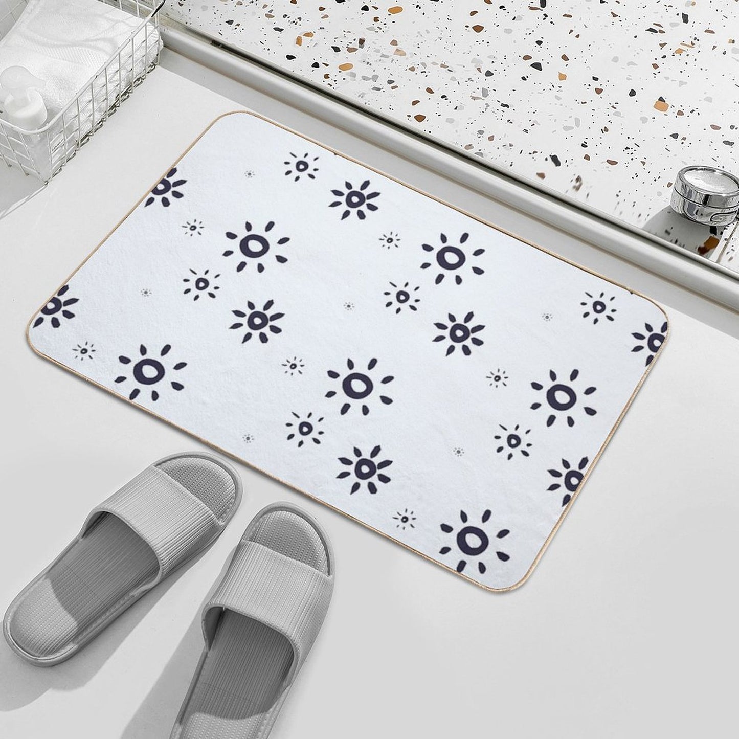 Blue Sun  Slip-Resistant Bath Mat
