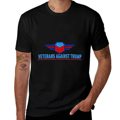 Veterans Against Trump  High-quality Stitching T-Shirt