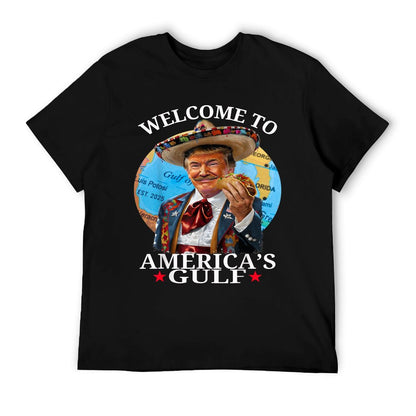 Funny Trump America's Gulf Est 2025 Trump Merchandise Versatile T-Shirt