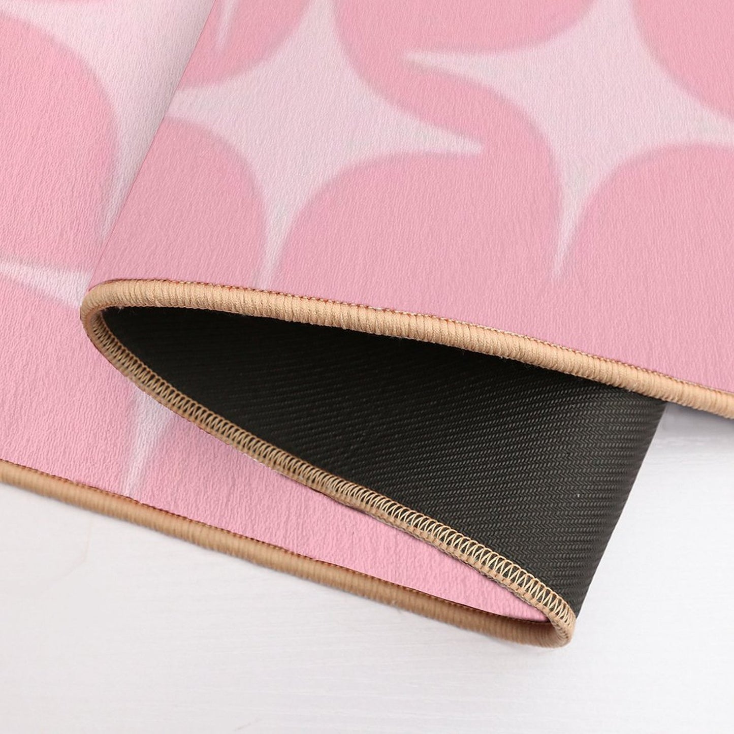 Retro1950s Mid Century Modern Pink Atomic Starburst  Versatile Bath Mat