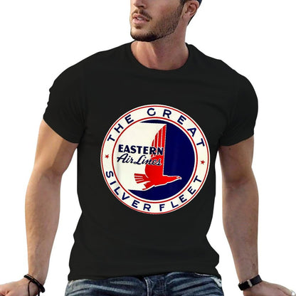 Retro Vintage 1930's DC3 Eastern Airlines Great Silver Fleet  Graphic-printed T-Shirt