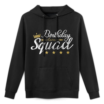 Womens Womens Birthday Squad Crown Fun B-Day Party Group for Women Unisex Design Hoodie
