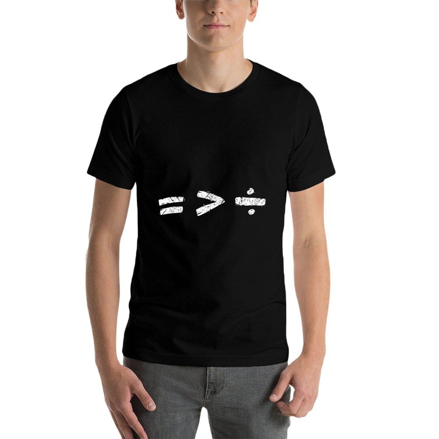 Equality Is Better Than Division Equal Rights Math Symbol  High-quality Stitching T-Shirt