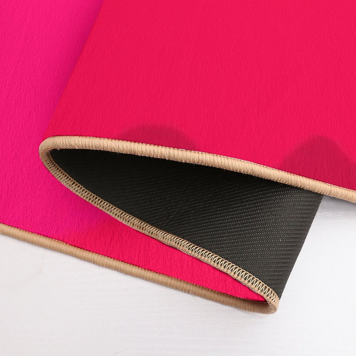 Hot Pink to Orange  Easy To Clean Bath Mat