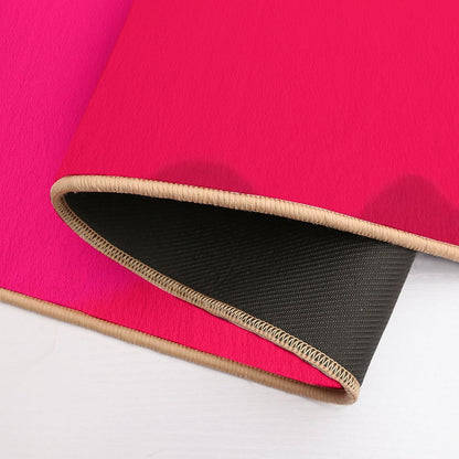 Hot Pink to Orange  Easy To Clean Bath Mat