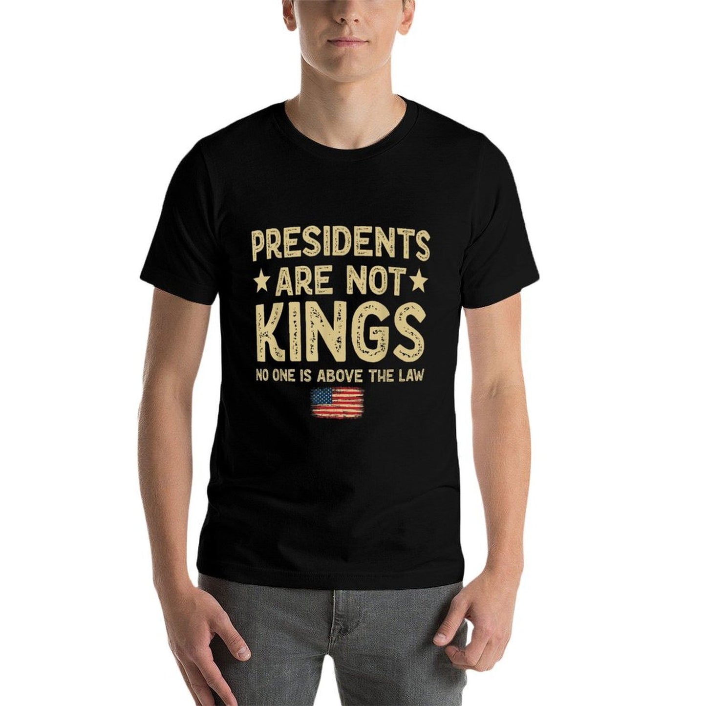 Presidents Are Not Kings USA No Kings In America  Polyester Blend T-Shirt