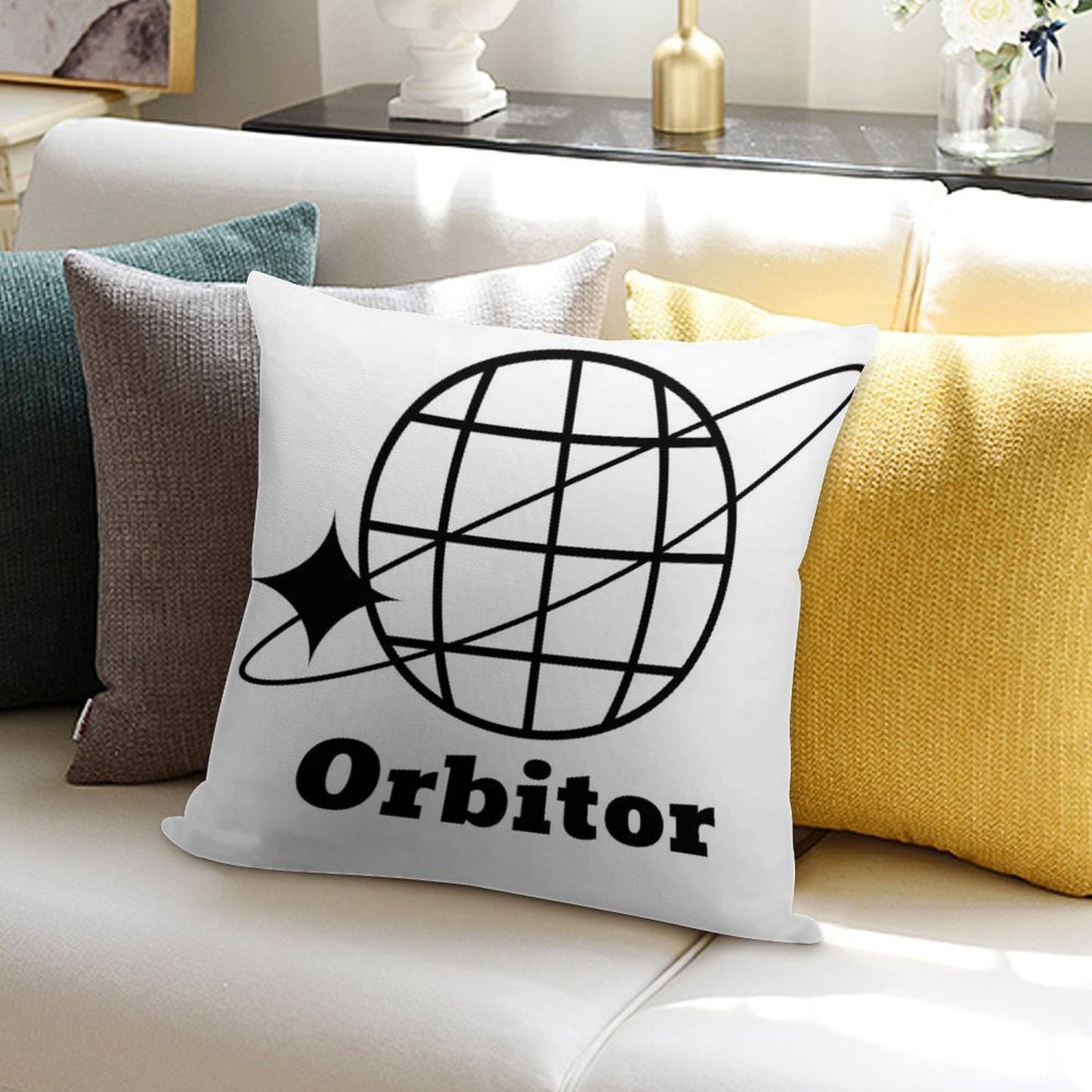 The Orbitor Soft Skin-Friendly Throw Pillow