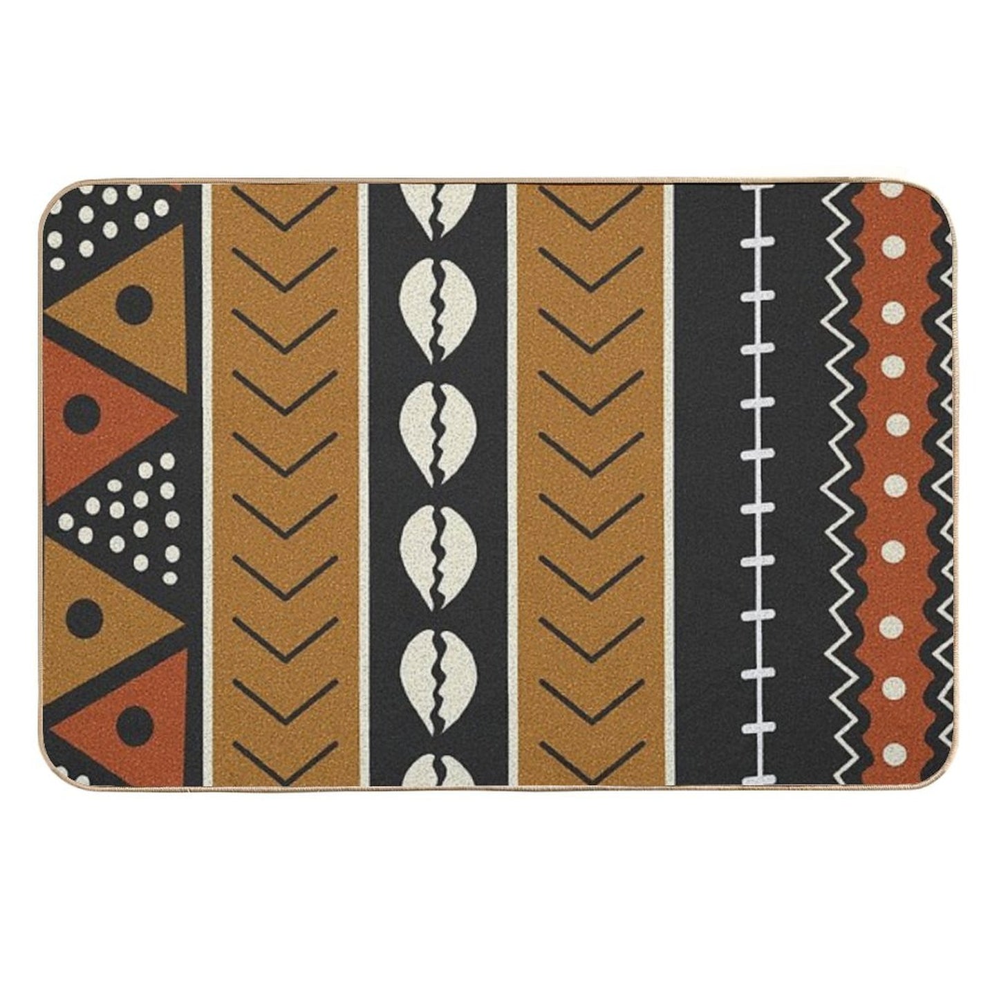 Let's Play Mudcloth  Non-Slip Bath Mat