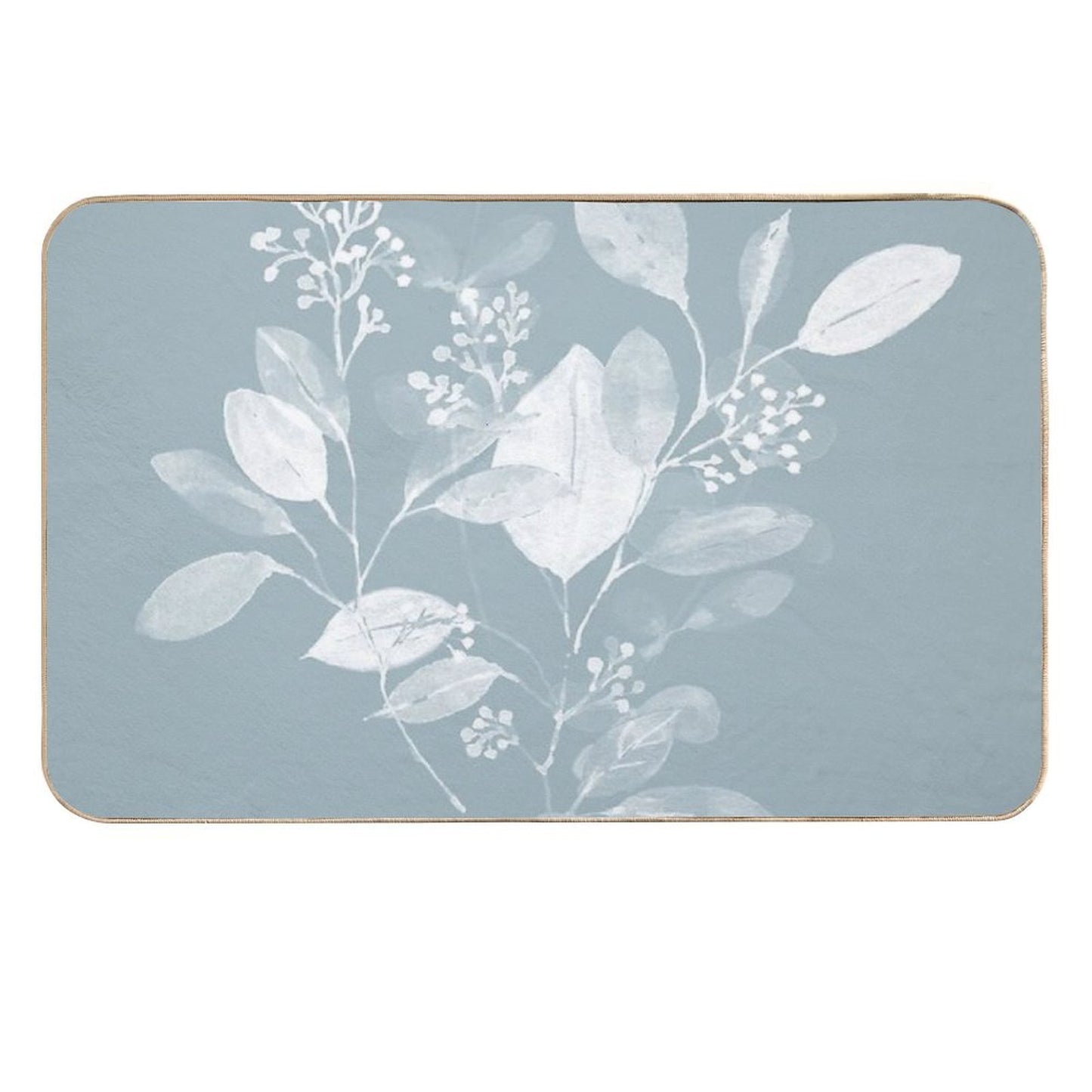 Light Blue Eucalyptus  Versatile Bath Mat
