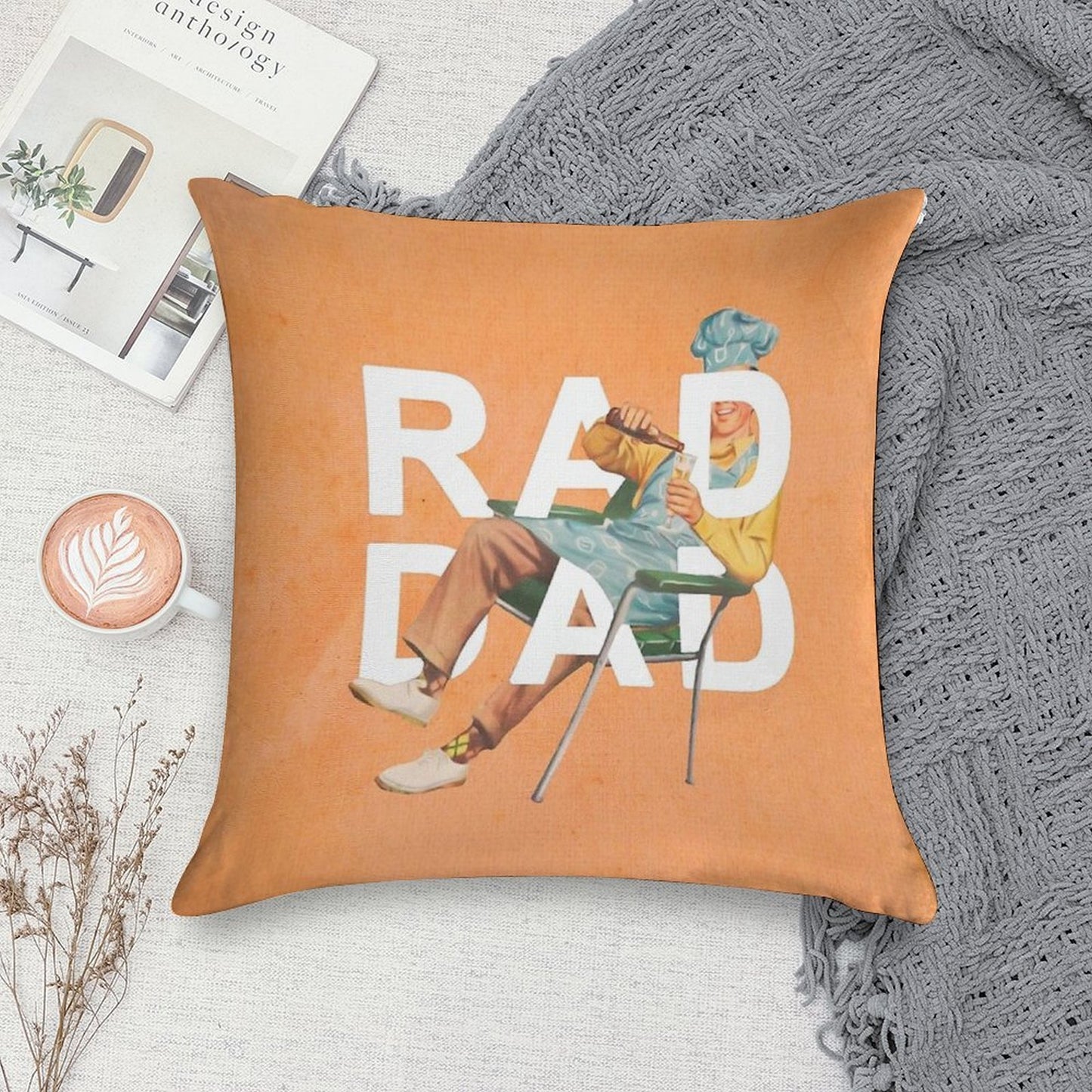 Rad Dad Soft Style Accent Throw Pillow