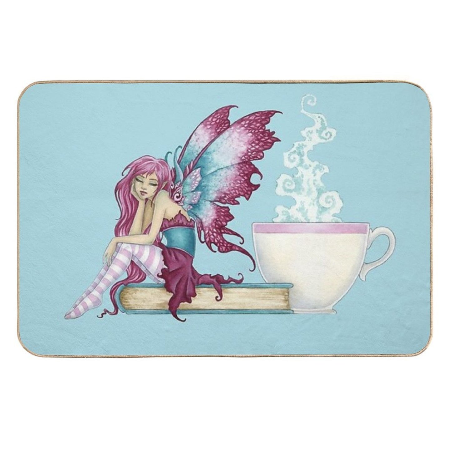 Sunday Morning Fairy  Stain-Proof Bath Mat