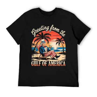 Gulf of USA America Shirt Men Gulf of USA America Durable T-Shirt