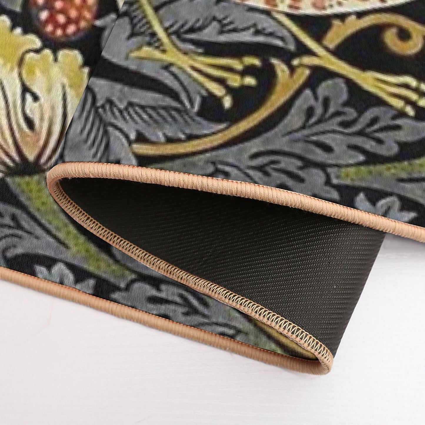 William Morris Strawberry Thief  Fade-Resistant Bath Mat