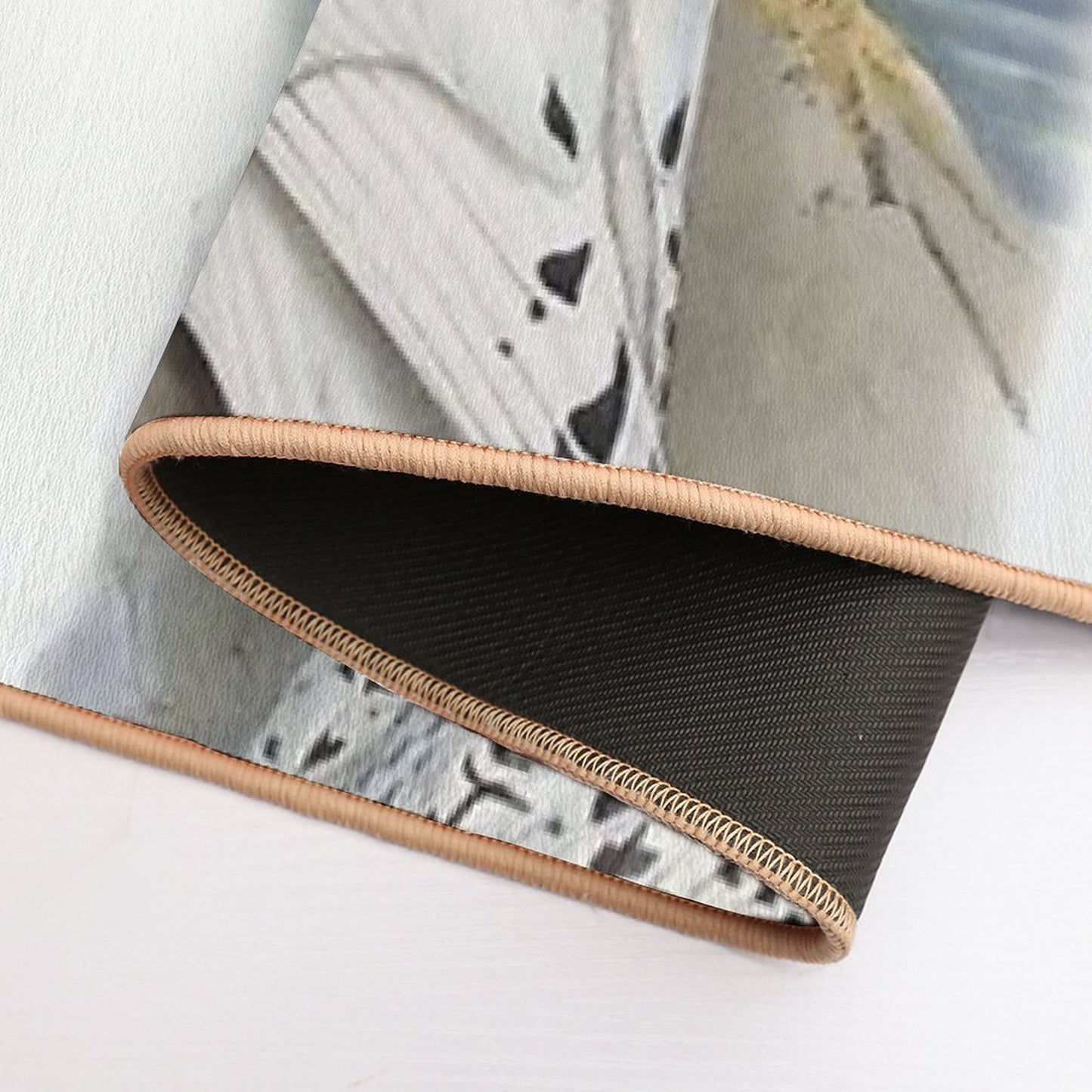 White Falcons  Pet-Safe Bath Mat