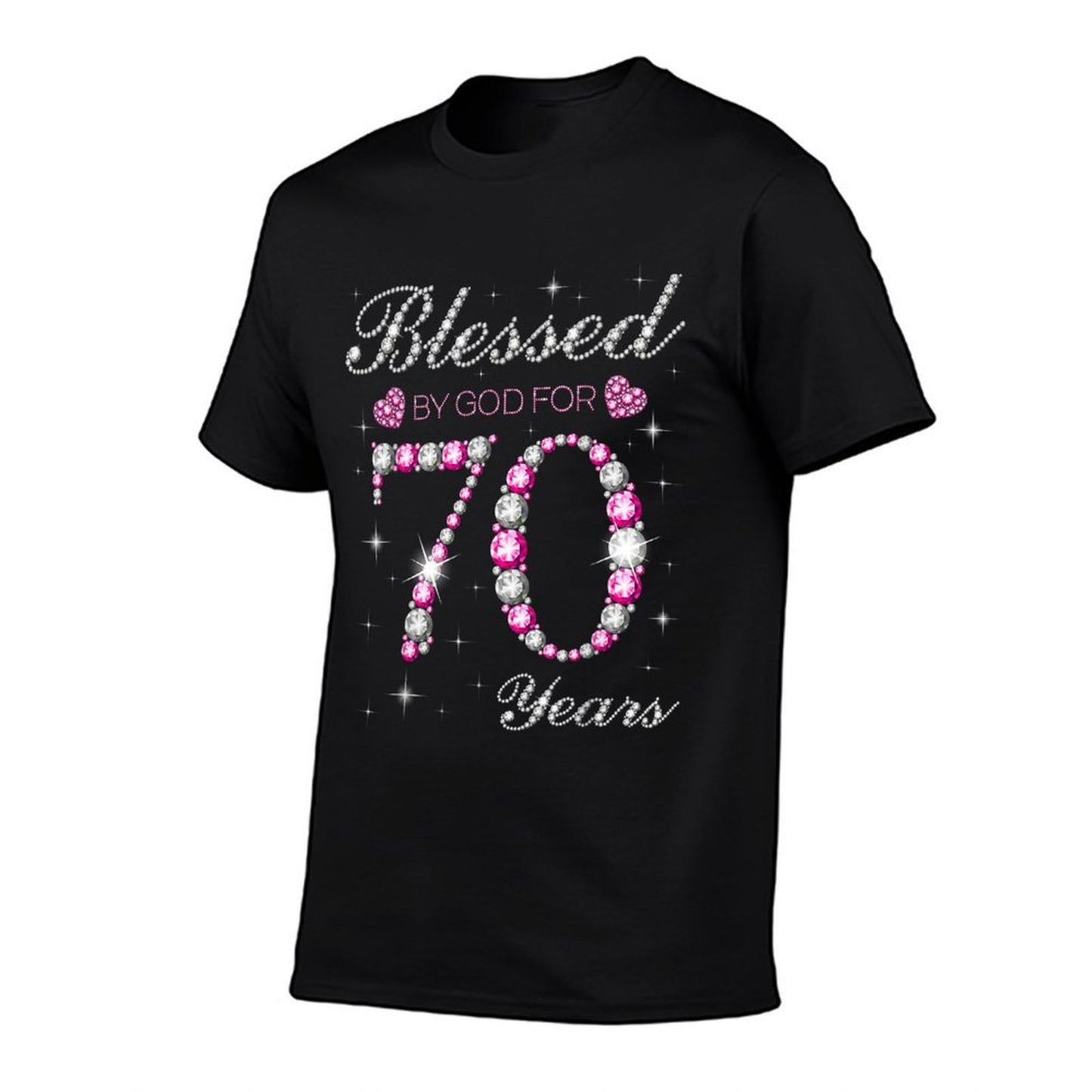 Blessed By God For 70 Years Old 70th Birthday Party B-day  Breathable T-Shirt