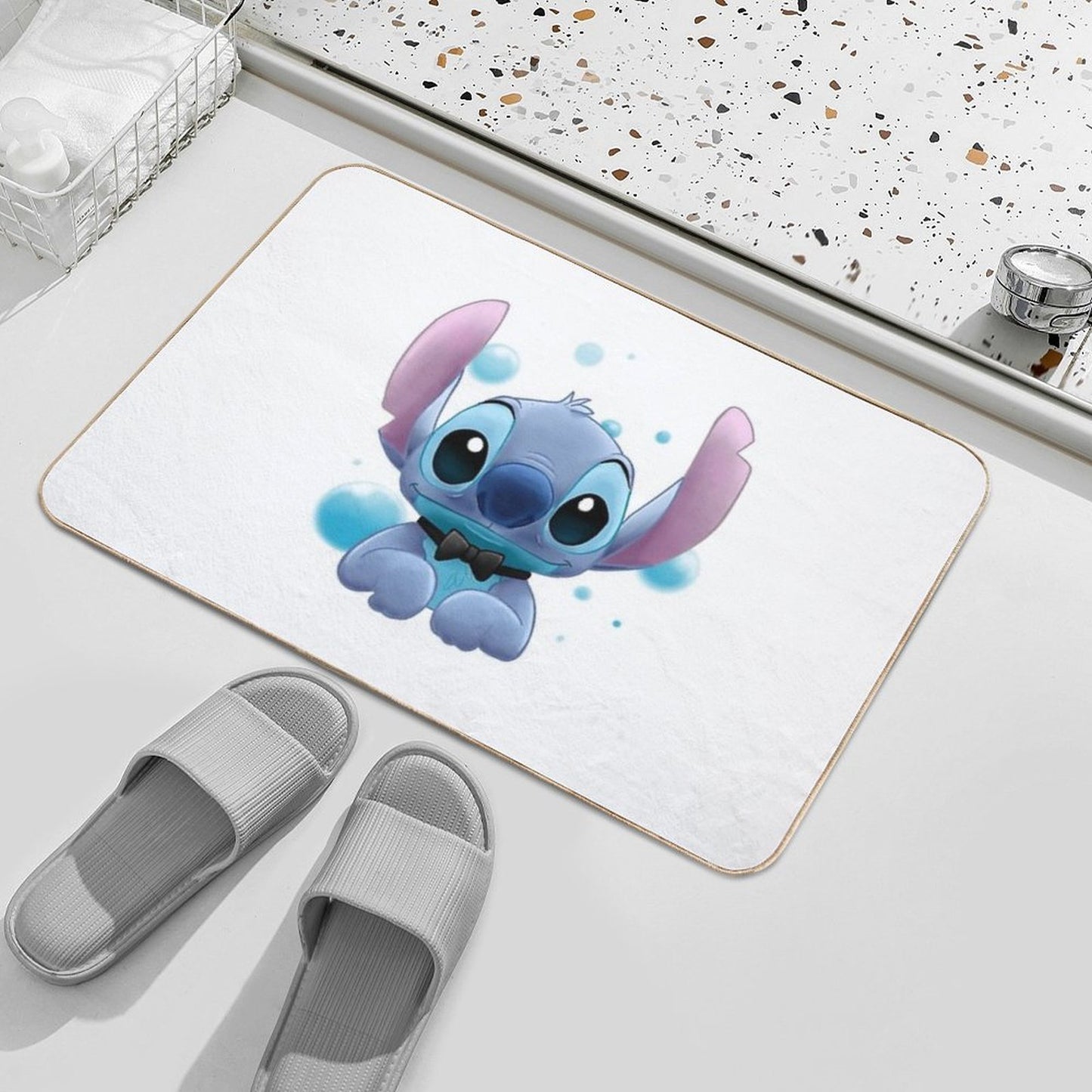 Lilo And Stitch Illustration  Versatile Bath Mat