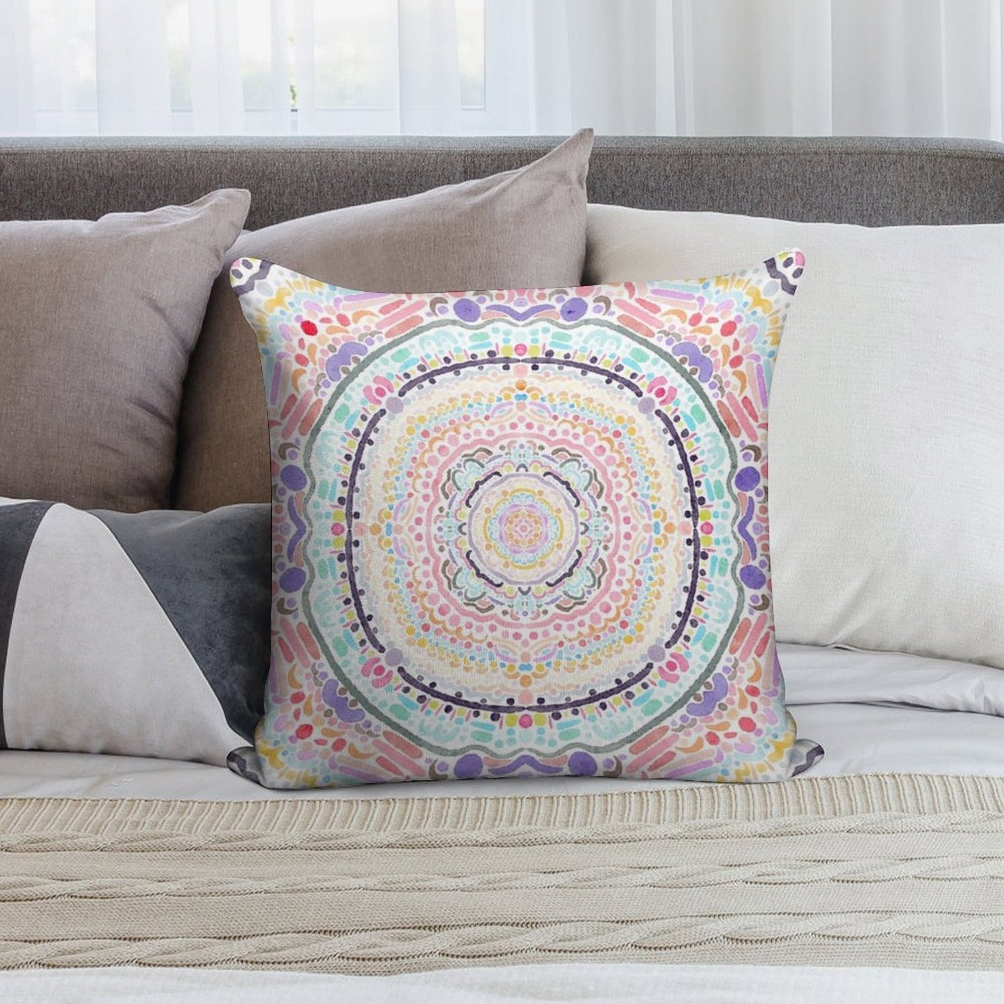 Summer Ice Cream Soft Warmth Comfort Throw Pillow