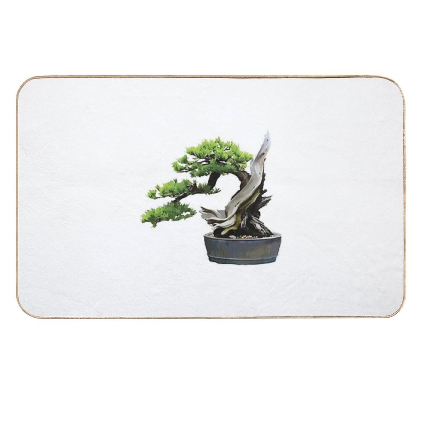 Tanuki Bonsai Art  Repositionable Bath Mat