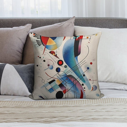 Kandinsky Art Print Soft Gift Ready Throw Pillow