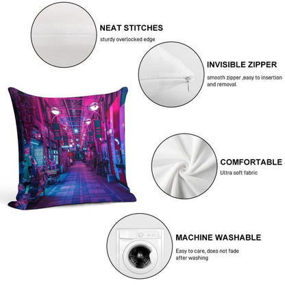 ENTRANCE TO THE NEXT DIMENSION Soft Warmth Comfort Throw Pillow