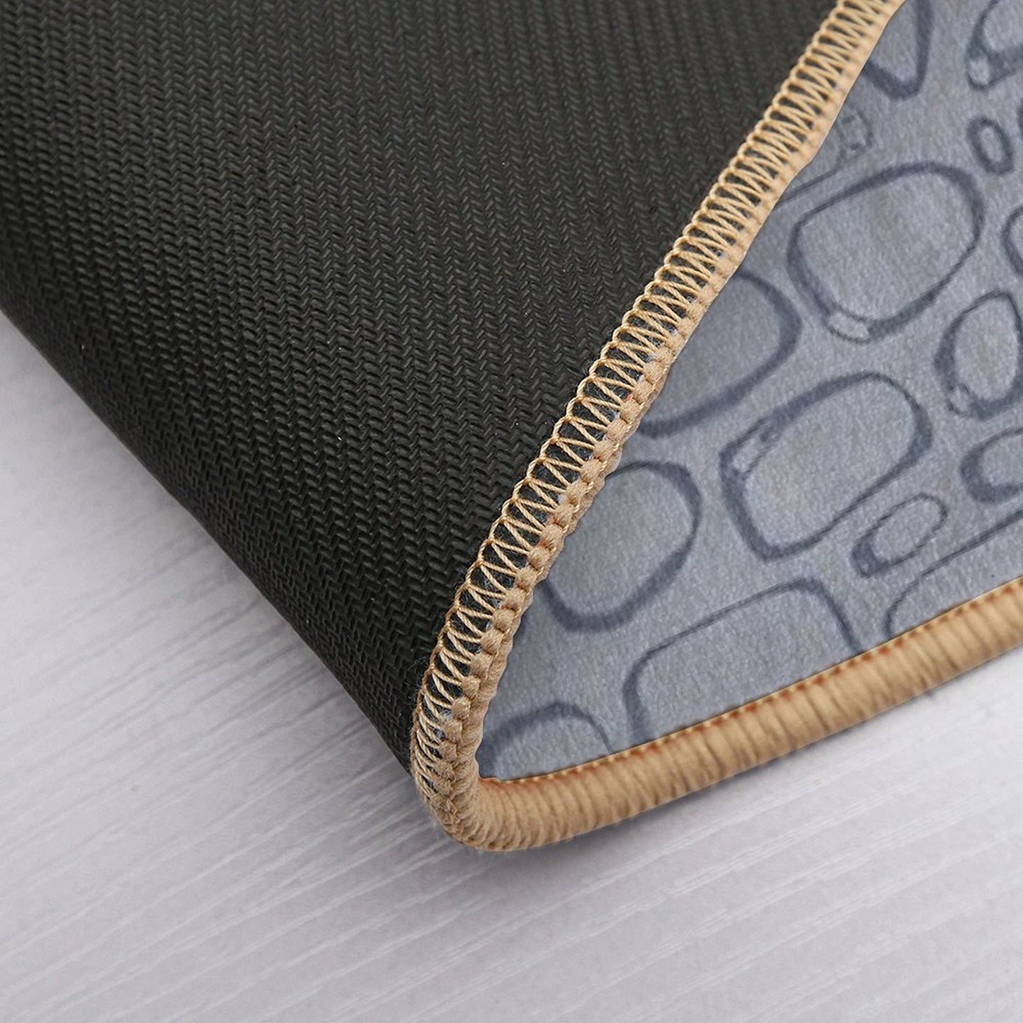 Stone Wall  Easy To Clean Bath Mat