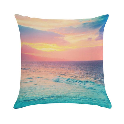 Hookipa Surf Sunset Soft Warmth Comfort Throw Pillow