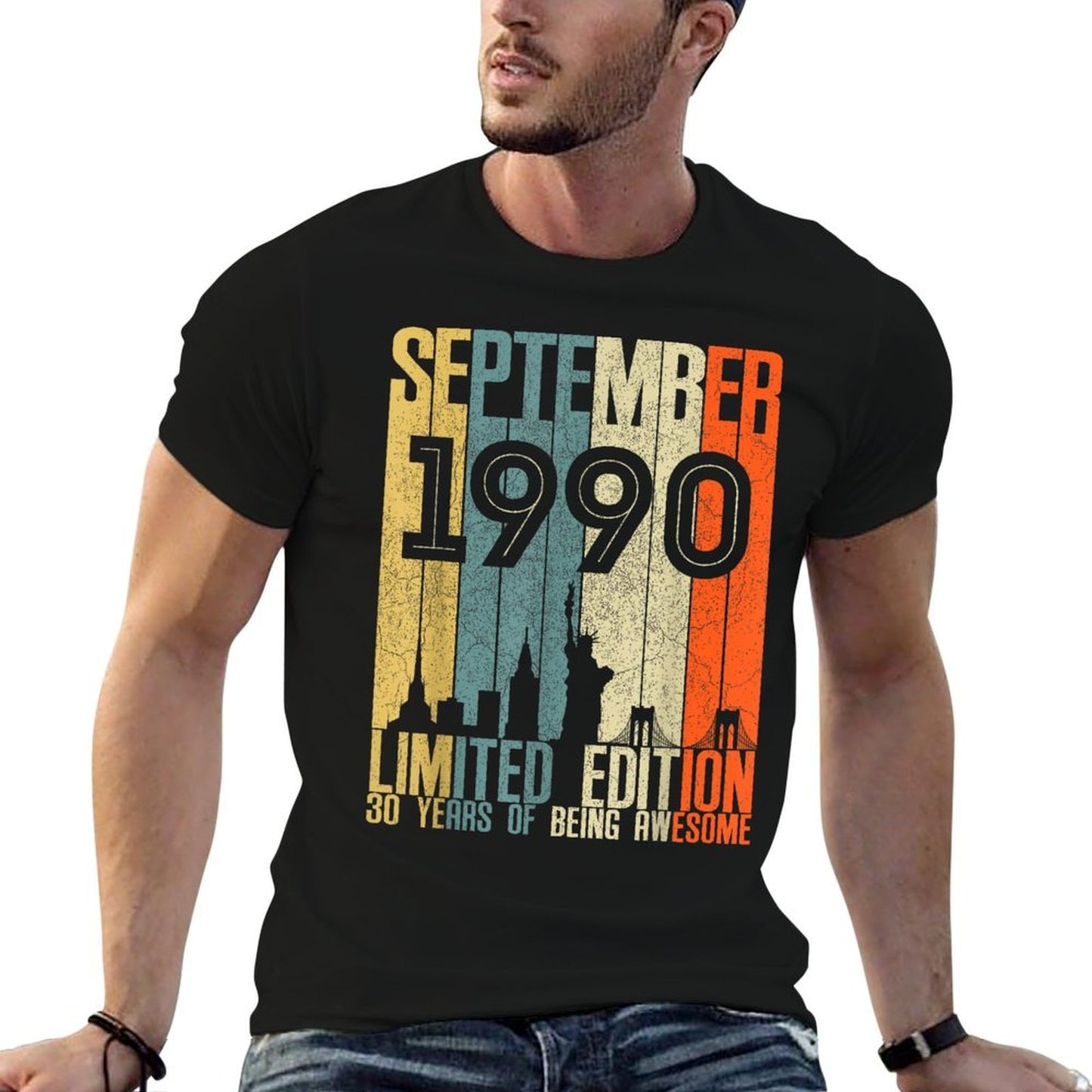 September 1990 T 30 Year Old 1990 Birthday Gift  Versatile T-Shirt