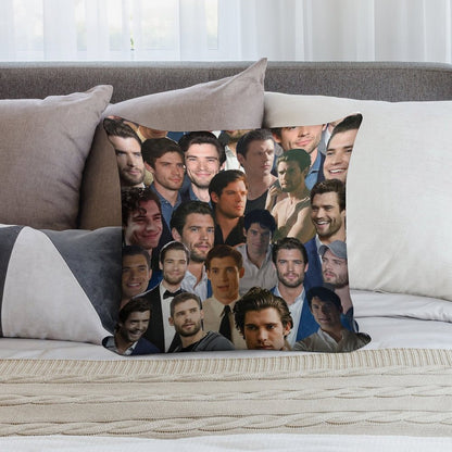 DavidCorenswet Photo Collage Soft Decorative Cover Throw Pillow