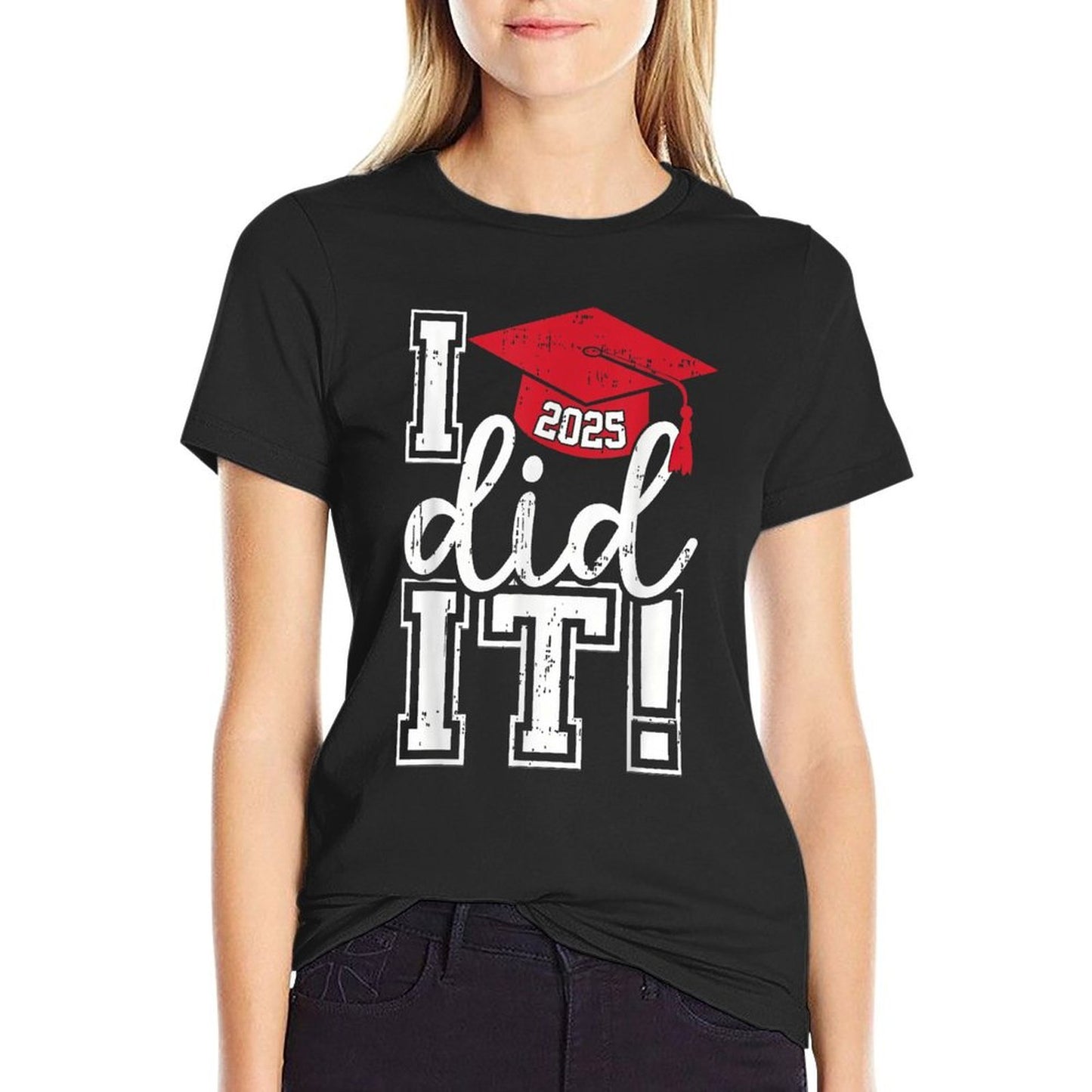 Class Of 2025 Graduation Funny I Did It Graduate Men Women  Lightweight T-Shirt