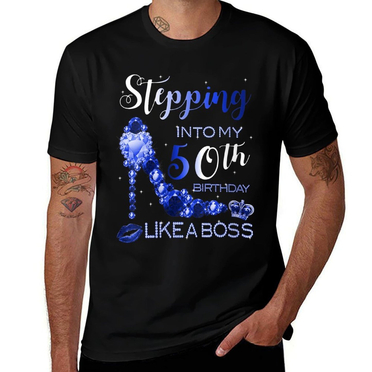 Womens 50th Birthday Women Sapphire Birthstone September Gift  Classic T-Shirt