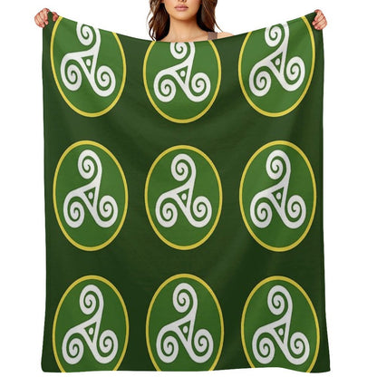 Civilizations Emblems - Celts Travel-friendly Throw Blanket