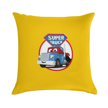 Carl The Super Truck of Car City Soft Ultra-Soft Texture Throw Pillow