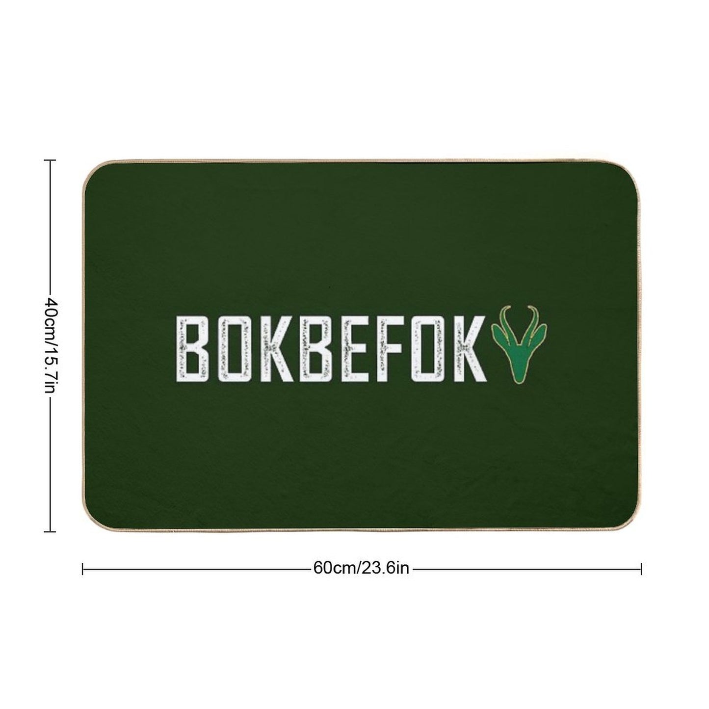 Bokbefok Rugby South Africa  High-Traffic Bath Mat