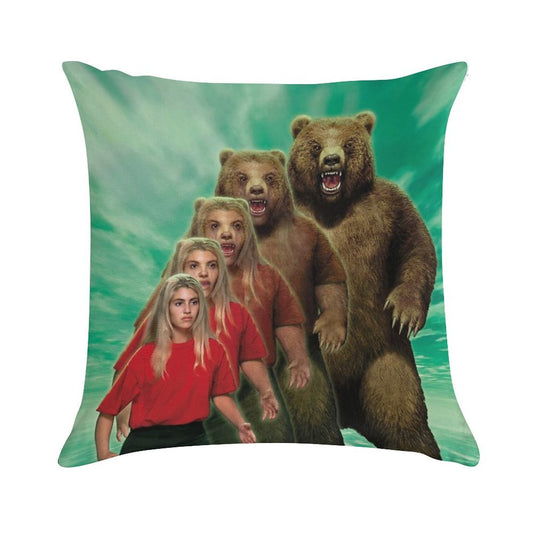 Animorphs #7 The Stranger Cover Artwork by David Mattingly Soft Luxury Feel Throw Pillow