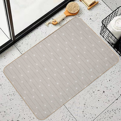 Swan River [taupe]  Eco-Friendly Bath Mat
