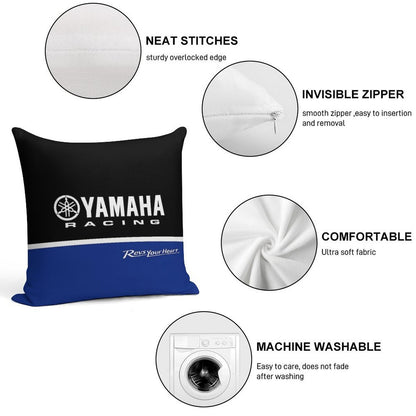 YAMAHA Race Soft Decorative Cover Throw Pillow