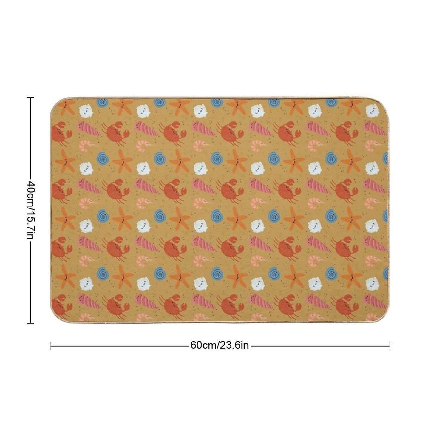 Beach Fun  Toxin-Free Bath Mat