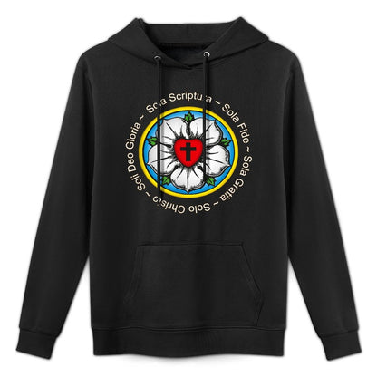 Luther Rose Lutheran Reformation Gift Shrink-Resistant Hoodie