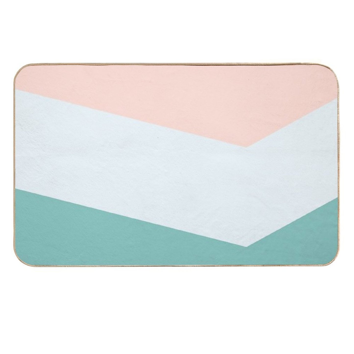 Chevron Pattern  Long-Lasting Bath Mat