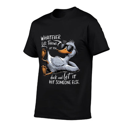 Funny Duck Funny Quote Graphic Tees For Men Women Kids Trendy Pattern T-Shirt