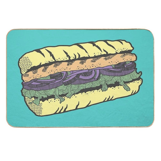 Food Masquerade  Odorless Bath Mat