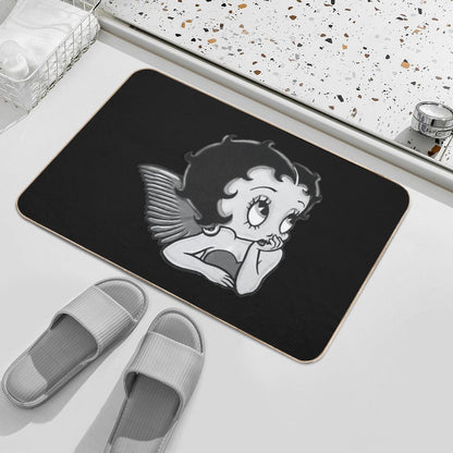 B&W Betty Boop  Easy Maintenance Bath Mat
