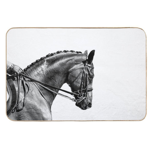On The Bit - Dressage Horse Series  High-Traffic Bath Mat