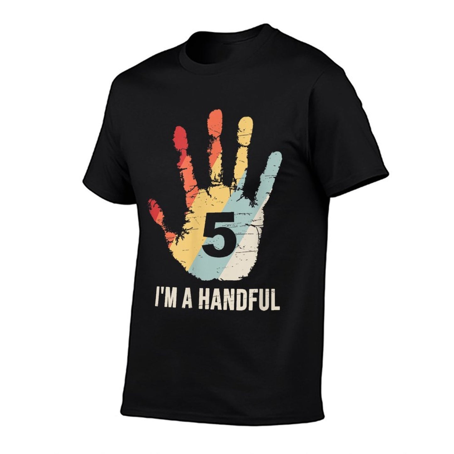 I'm A Handful Funny 5th Birthday For Five Year Old Boys  Lightweight T-Shirt