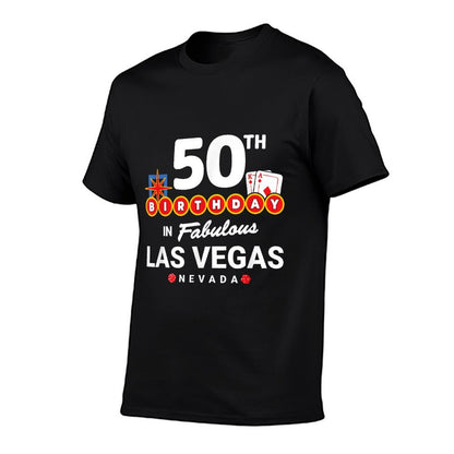 Las Vegas Birthday Party - 50th Birthday - Vegas Birthday  Quick-drying T-Shirt
