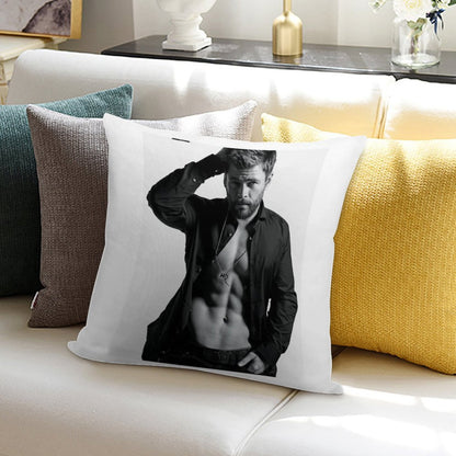 Chris Hemsworth Sexy Soft Bedroom Essential Throw Pillow