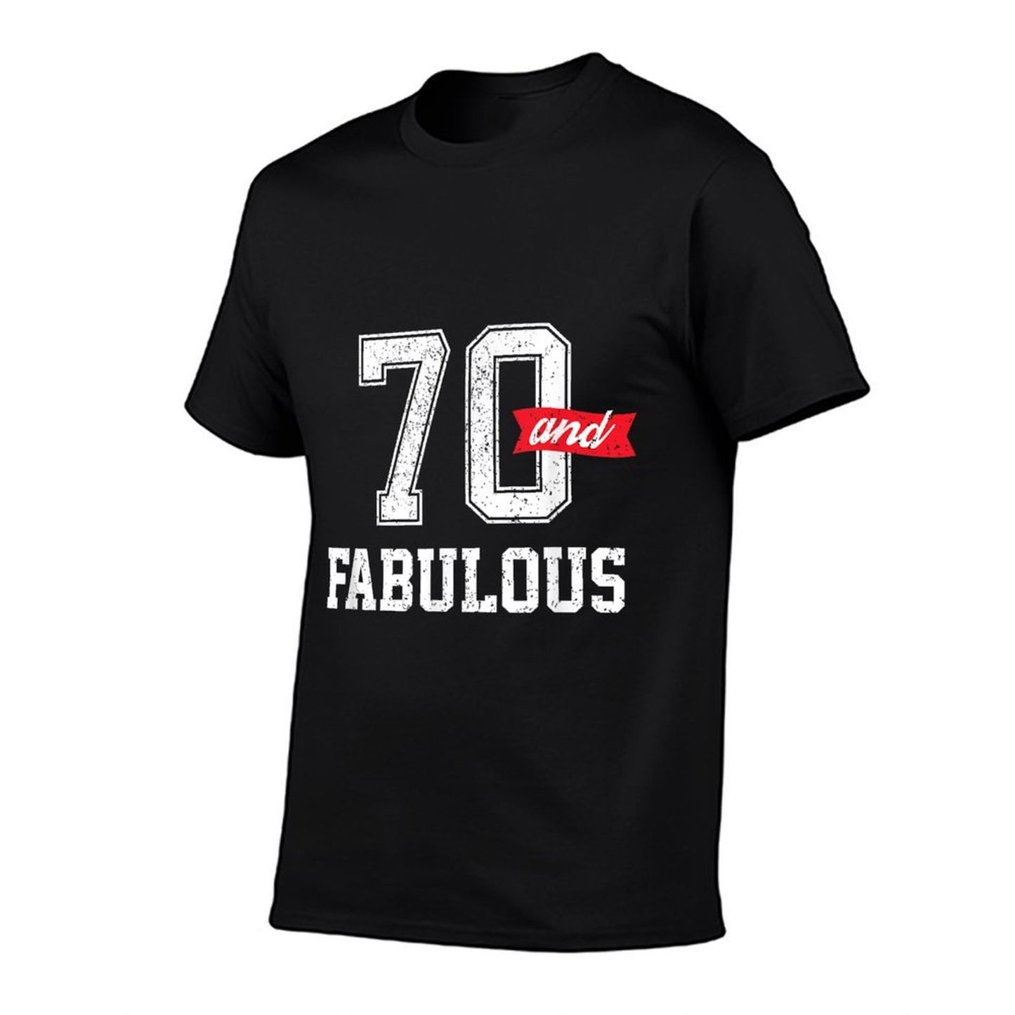 Mens 70th Birthday, 70 And Fabulous Sports Fans Gift  Moisture-wicking T-Shirt