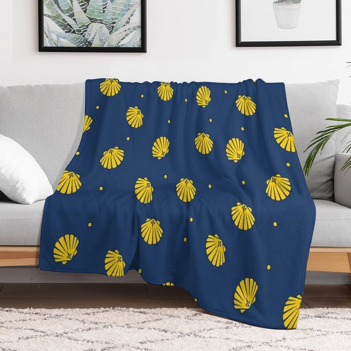 Buen Camino Santiago De Compostela Comfort Throw Blanket