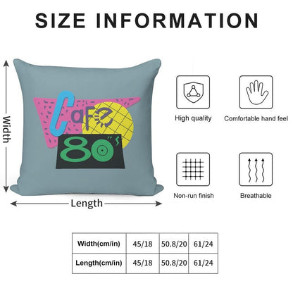 Cafe 80s – Back To The Future II, Marty McFly, Pepsi Perfect Soft High-Density Material Throw Pillow