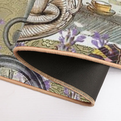 Alice in Wonderland Tea Party  Non-Slip Bath Mat